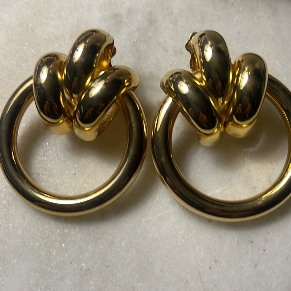 Edwin Pearl Vintage Clip On Earrings